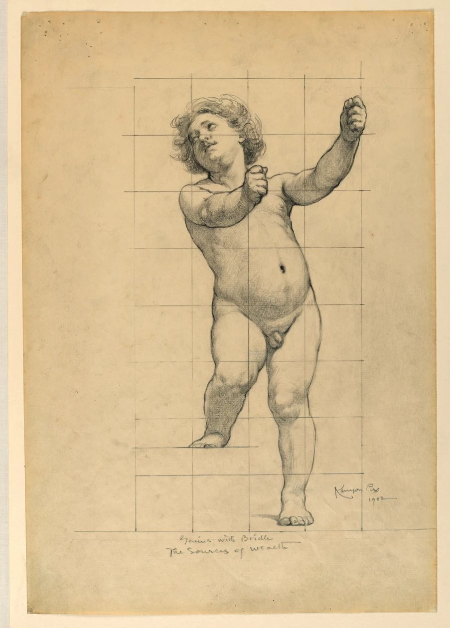 Studio per Le Fonti della Ricchezza, Union Trust Company Building, Cleveland - Smithsonian Institution, Gift of Mrs